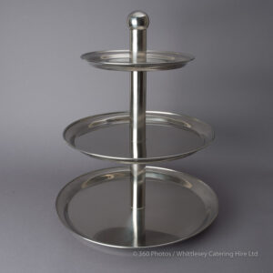 CS3T - 3 Tier Round Cake Display Stand (stainless steel)