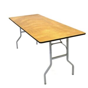 TTW6S - Trestle Table - 6ft x 2'6" wide - Wooden smooth top