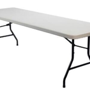 Wipe Clean plastic Top Trestle Table - 4ft