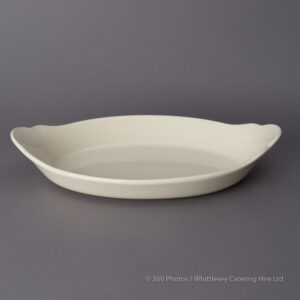 Ivory China Vegetable Dish - Oval