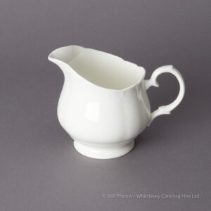 White China 1/2pt Milk/Cream Jug