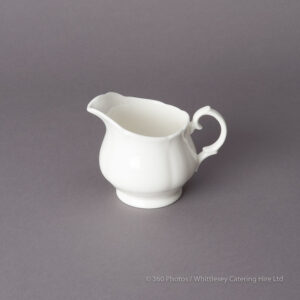 White China 1/4pt Milk/Cream Jug