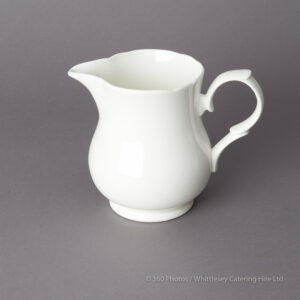 White China 1pt Milk/Cream Jug