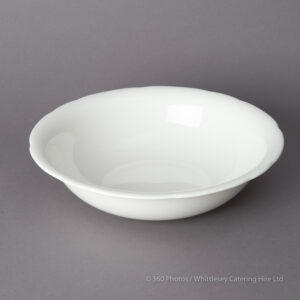 White China Vegetable Dish 9" Round