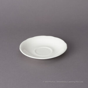 White China Coffee Saucer (packed in 10s)