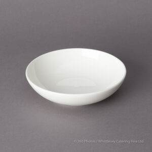 White China Dish for Dips etc  5" Round