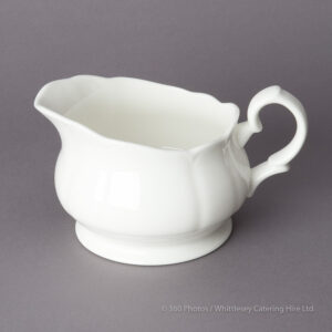 White China Gravy/Sauce Boat