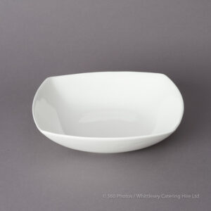 White China Square Bowl (packed in 10s)
