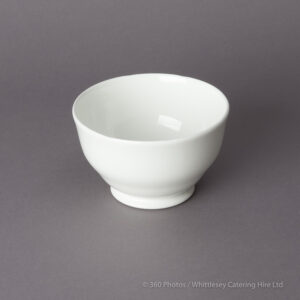 White China Sugar Bowl