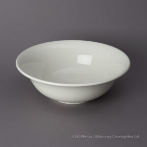 White China Vegetable Dish 11" Round DEEP