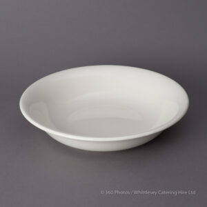 White China Vegetable Dish 11" Round SHALLOW