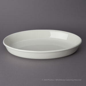 White China Vegetable Dish 16" Oval