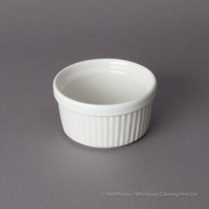 White China Ramekin Dish - 3 1/2"