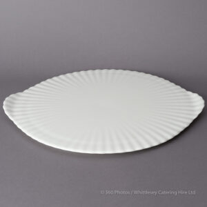 White China Shell Flat