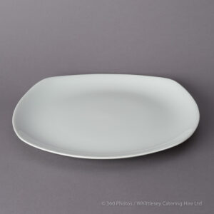 White China Square Dinner Plate-11" (packed in 10s)