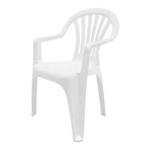 White Stacking Patio Chair
