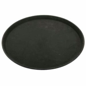 Round Tray - black non-slip 16"